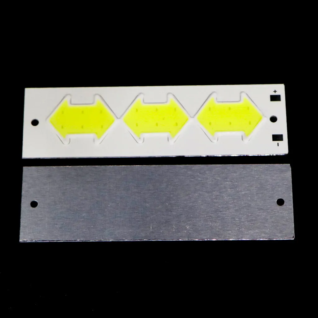 3.7v - 4V Double Arrow Shape COB led light [ Color - Cool White ]