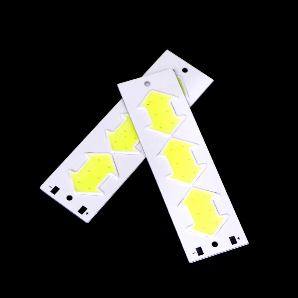 3.7v - 4V Double Arrow Shape COB led light [ Color - Cool White ]