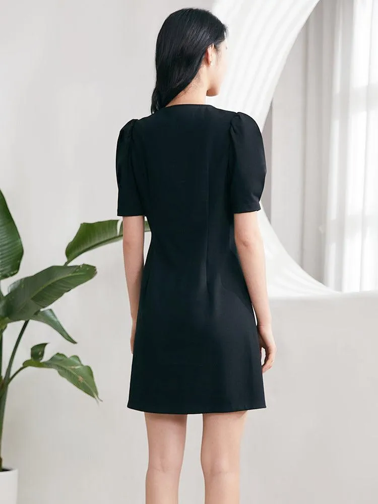 A-shape Bowknot Dress