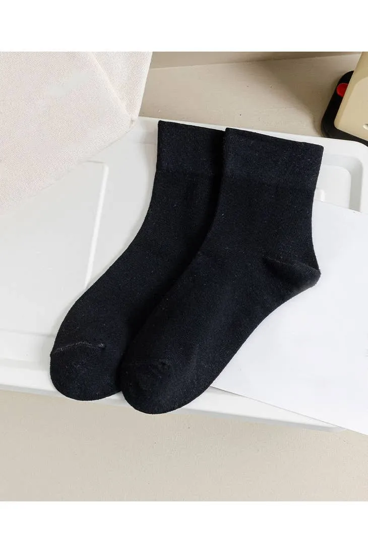 Accity Women's Basic Mini Crew Socks