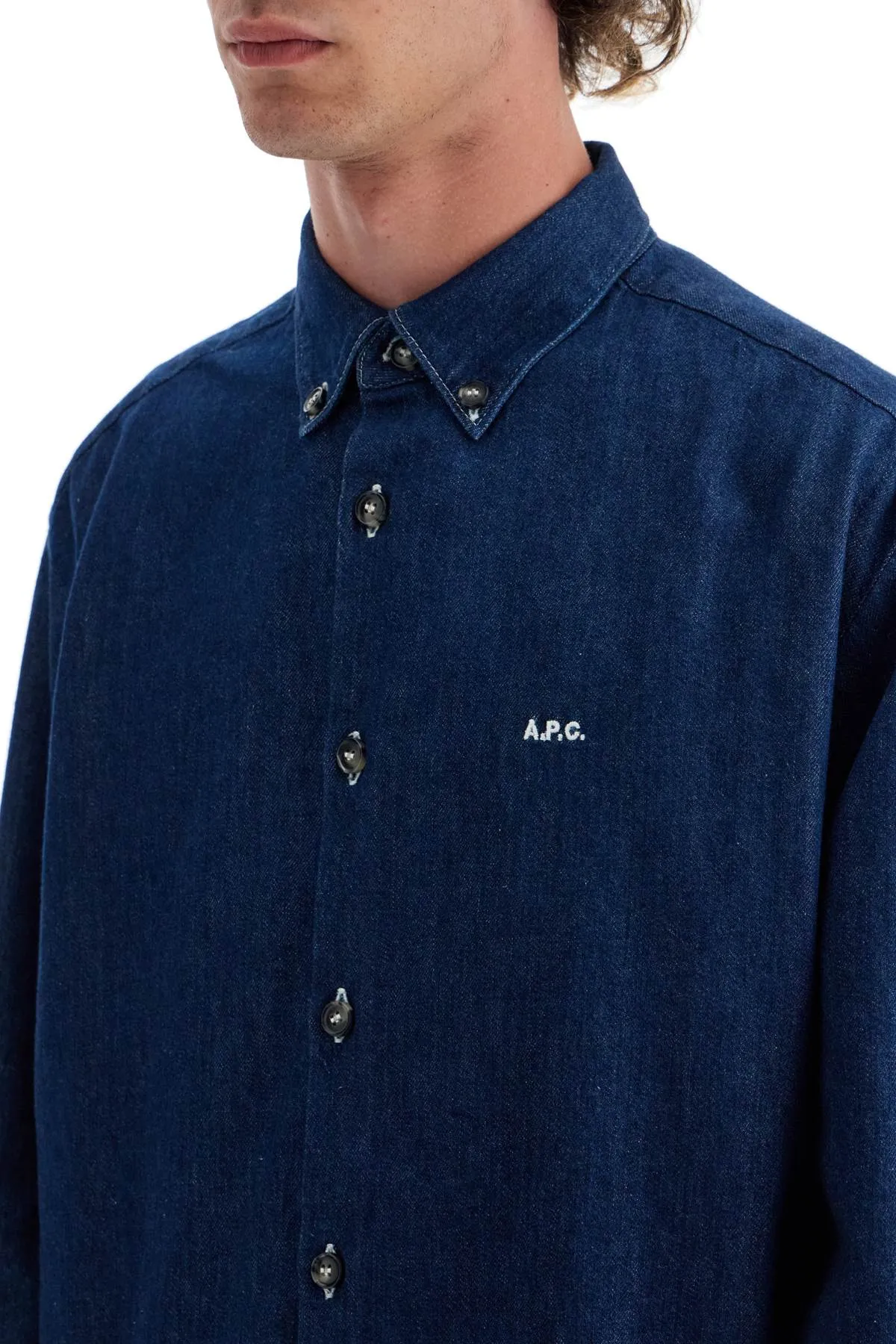 A.P.C. lightweight denim mathias shirt
