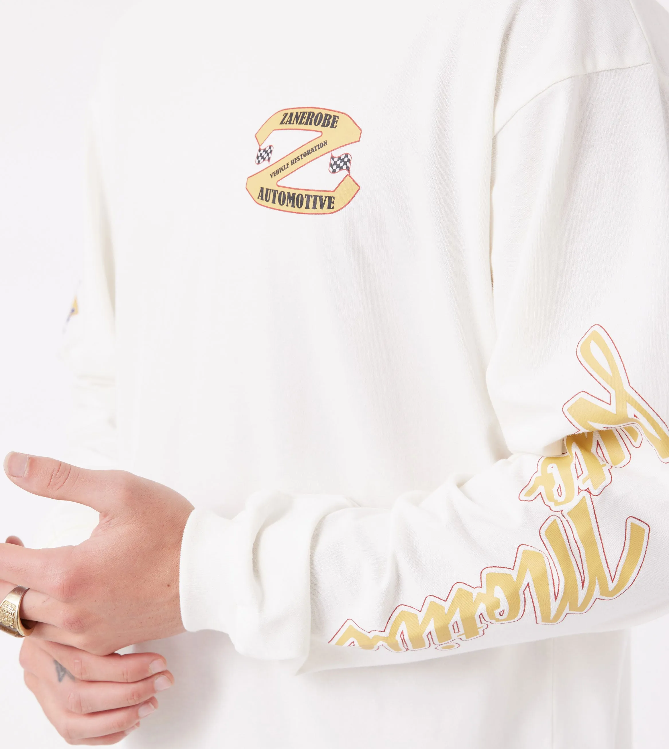 Automotive Box    LS Tee Vintage White