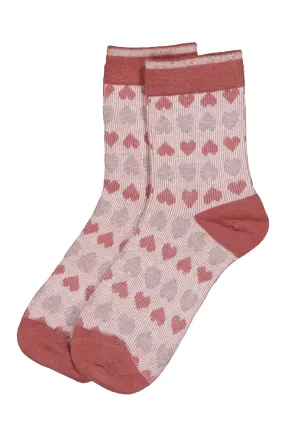 Be My Valentine Socks Pink
