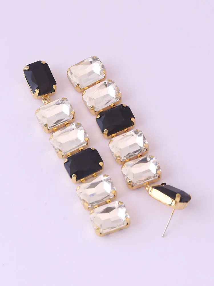 Black Multiple Square Danglers