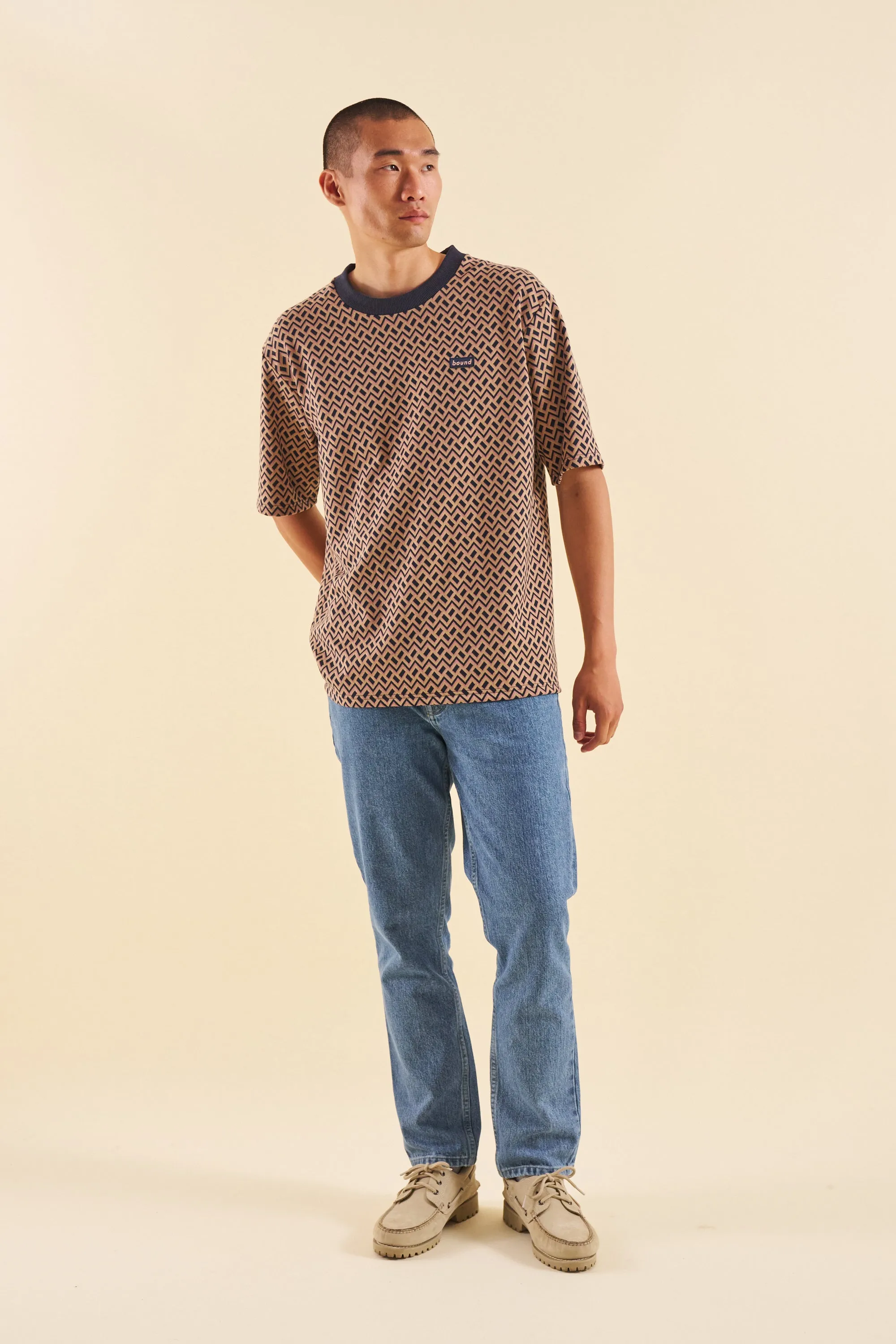 bound Geo Contrast Tee