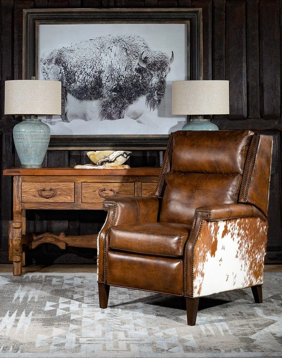 Bristol Leather & Cowhide Recliner