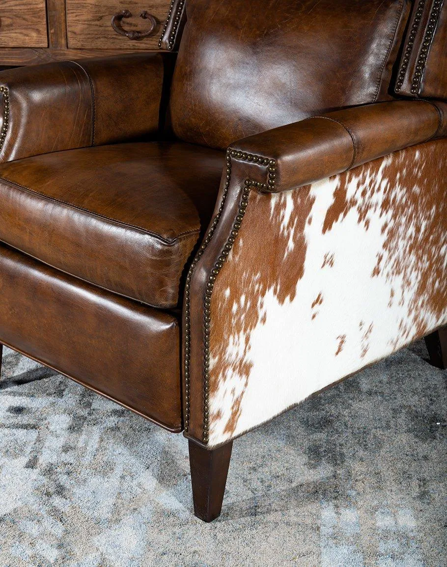 Bristol Leather & Cowhide Recliner