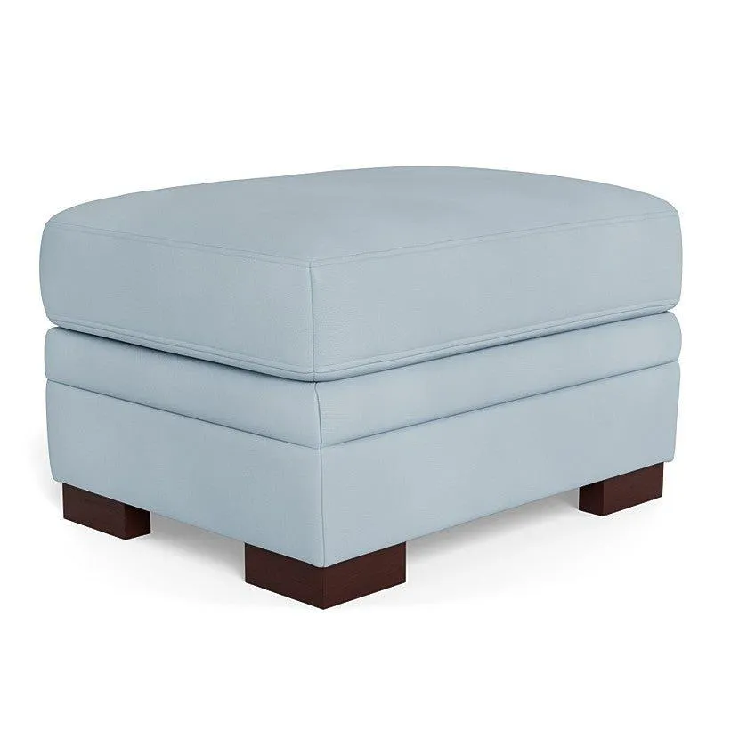 Brooks Leather Ottoman