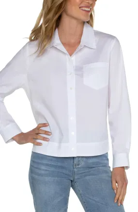 Button Front with Elastic Back Waist