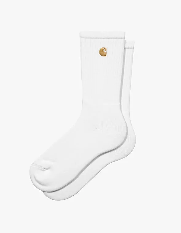 Chase Socks - White/Gold