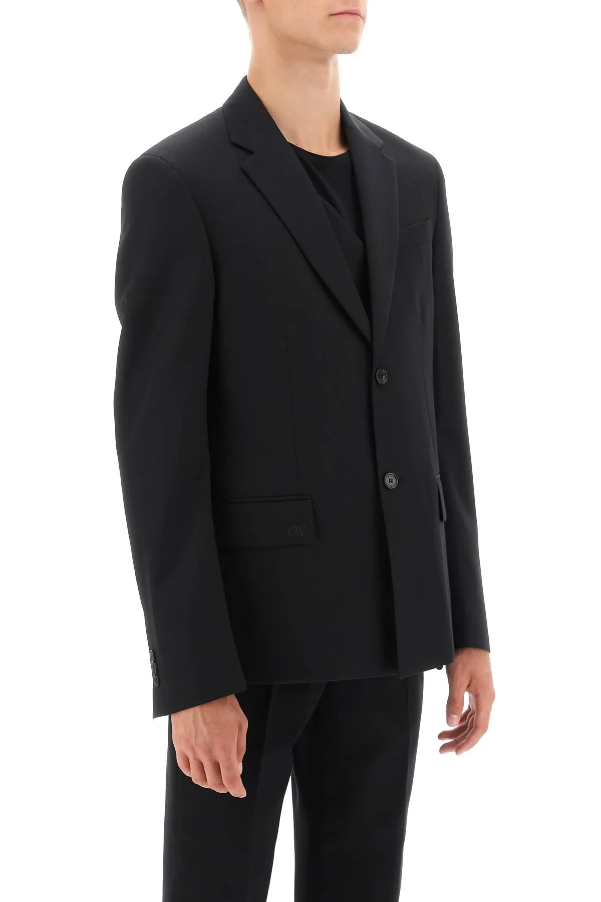 CLASSIC BLACK WOOL BLAZER