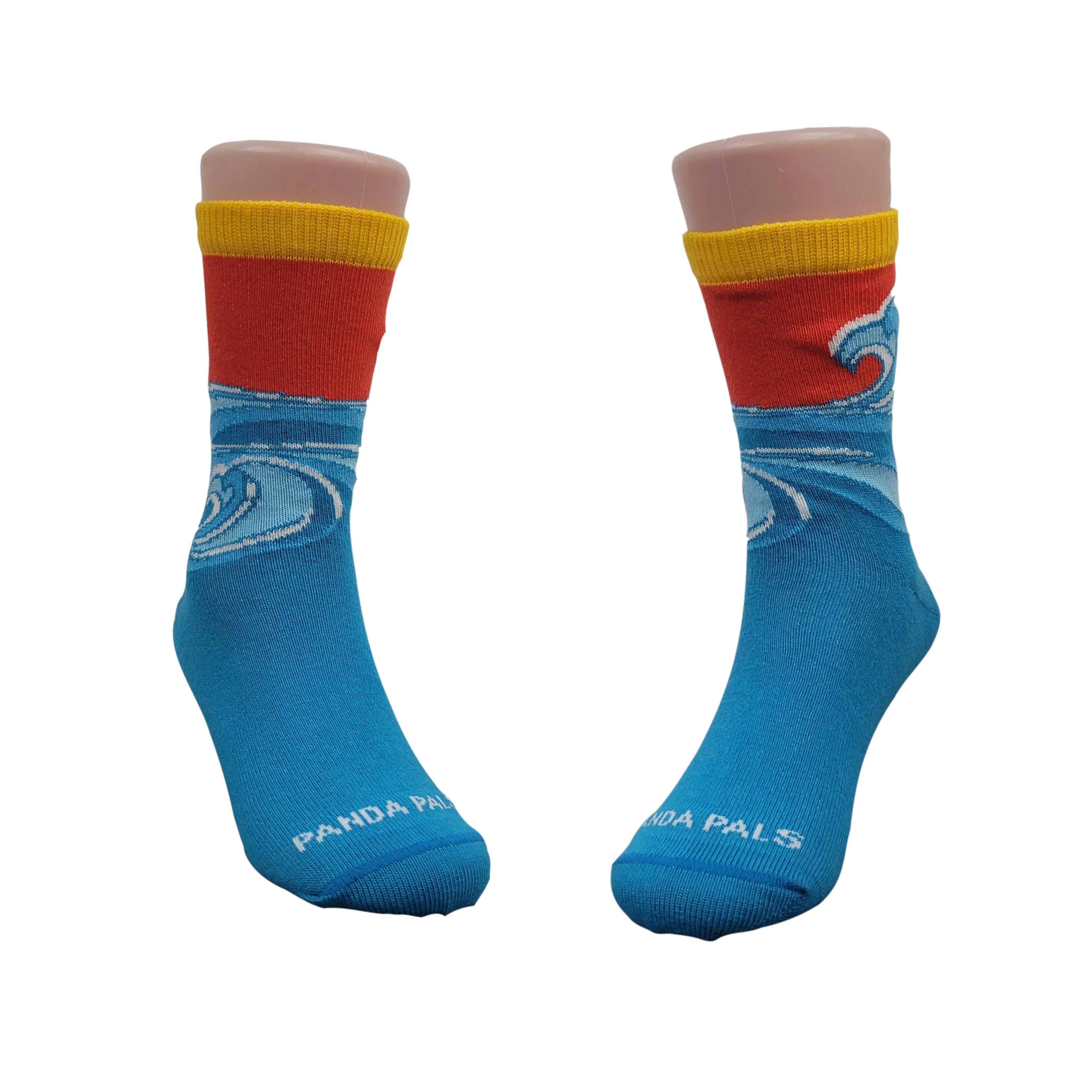 Cool Beach Ocean Wave Socks from the Sock Panda (Ages 3-7)