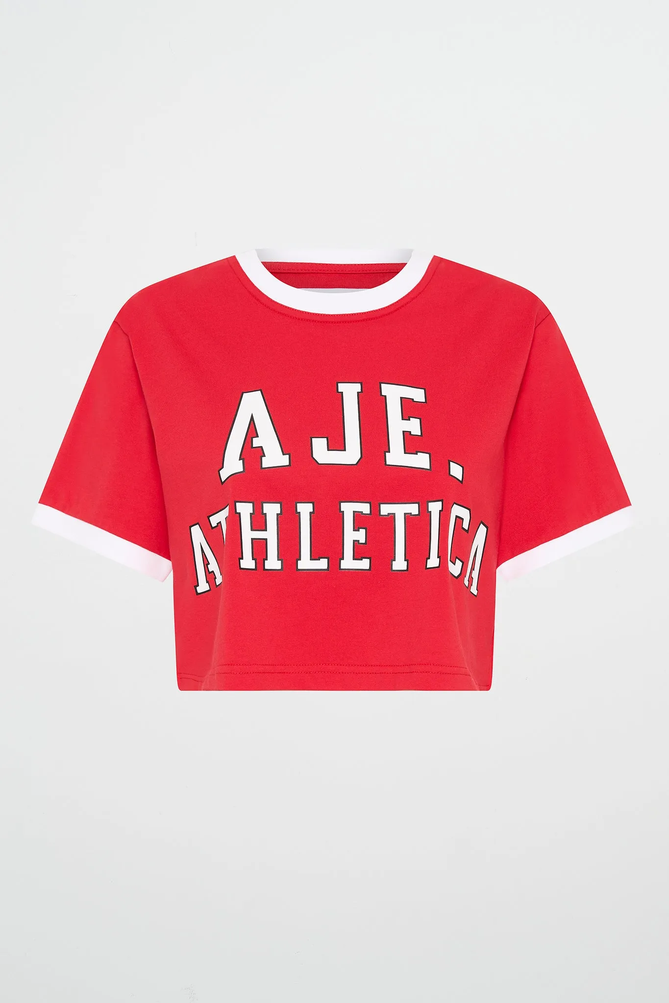 Cropped Contrast Logo Tee 105