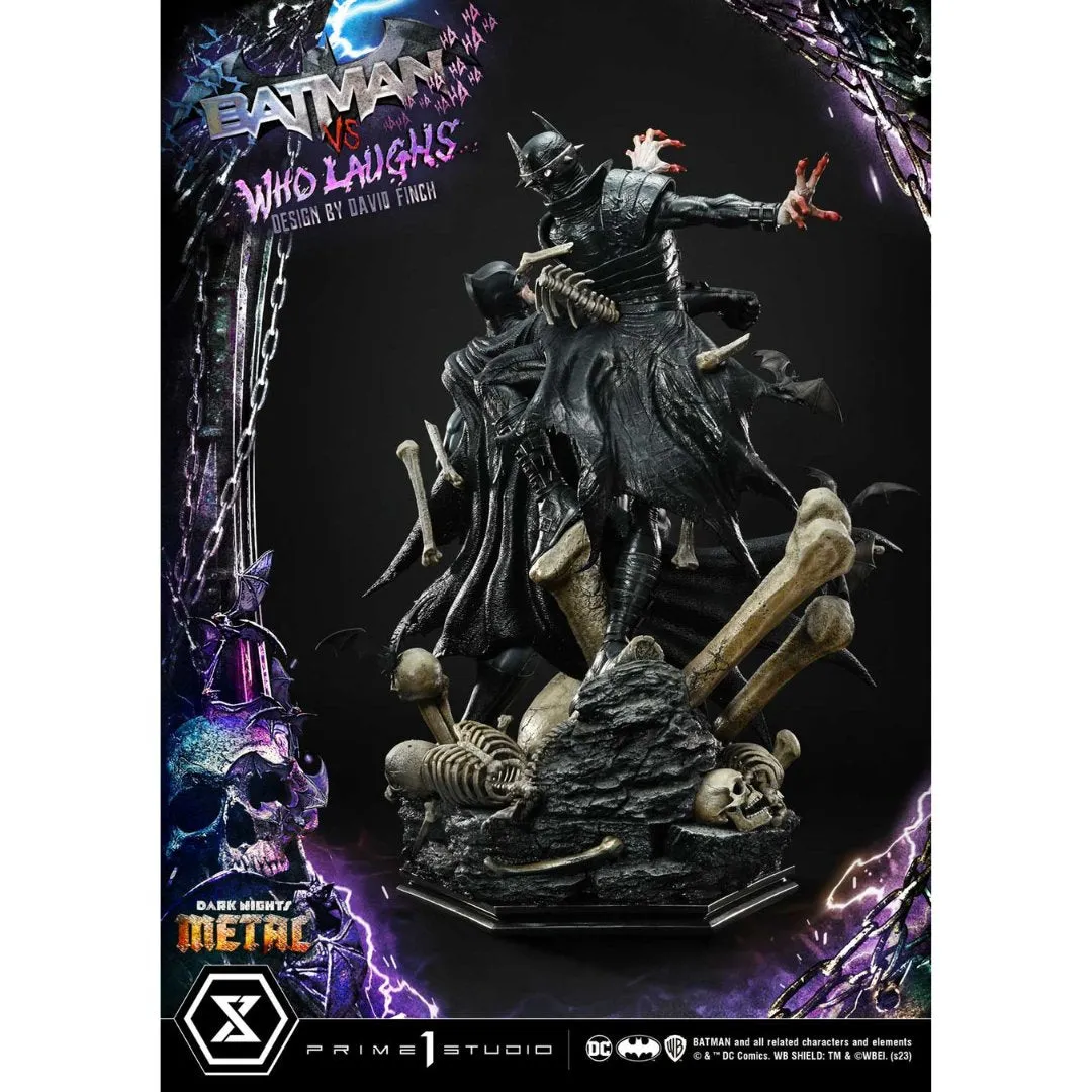 Dark Nights: Metal (Comics) Batman versus Batman Who Laughs statue (Design by David Finch) by Prime1 Studios