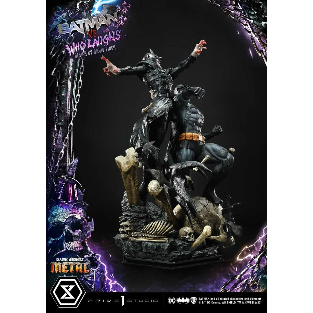 Dark Nights: Metal (Comics) Batman versus Batman Who Laughs statue (Design by David Finch) by Prime1 Studios