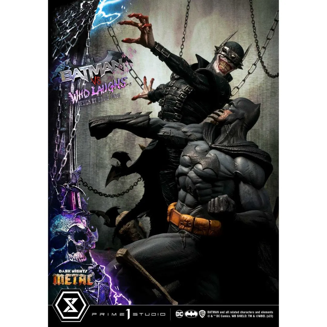 Dark Nights: Metal (Comics) Batman versus Batman Who Laughs statue (Design by David Finch) by Prime1 Studios