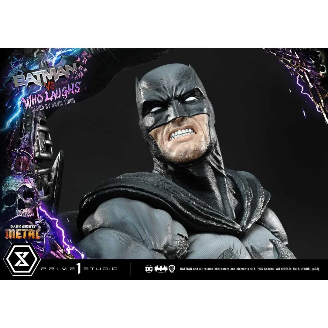Dark Nights: Metal (Comics) Batman versus Batman Who Laughs statue (Design by David Finch) by Prime1 Studios