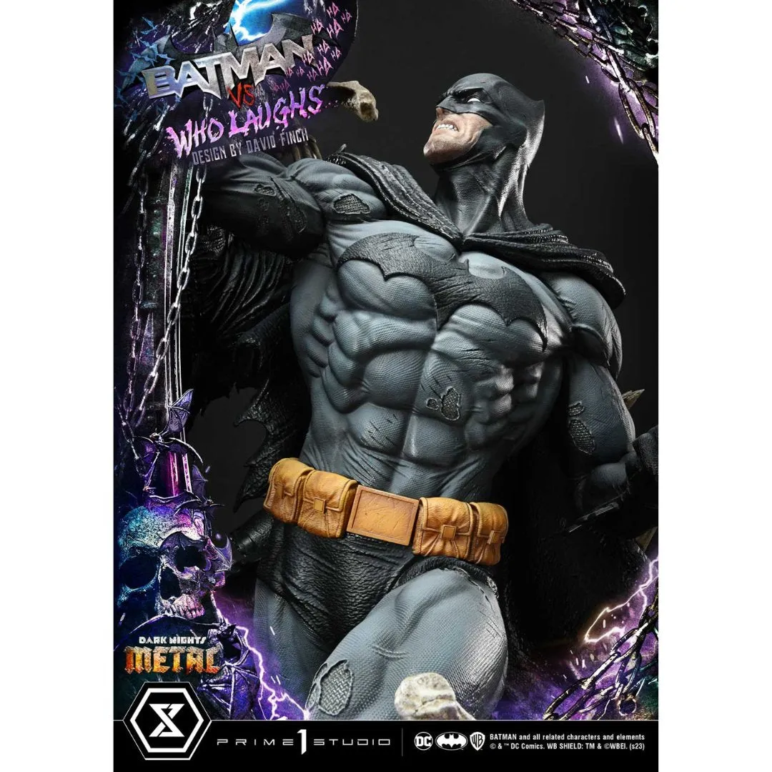 Dark Nights: Metal (Comics) Batman versus Batman Who Laughs statue (Design by David Finch) by Prime1 Studios