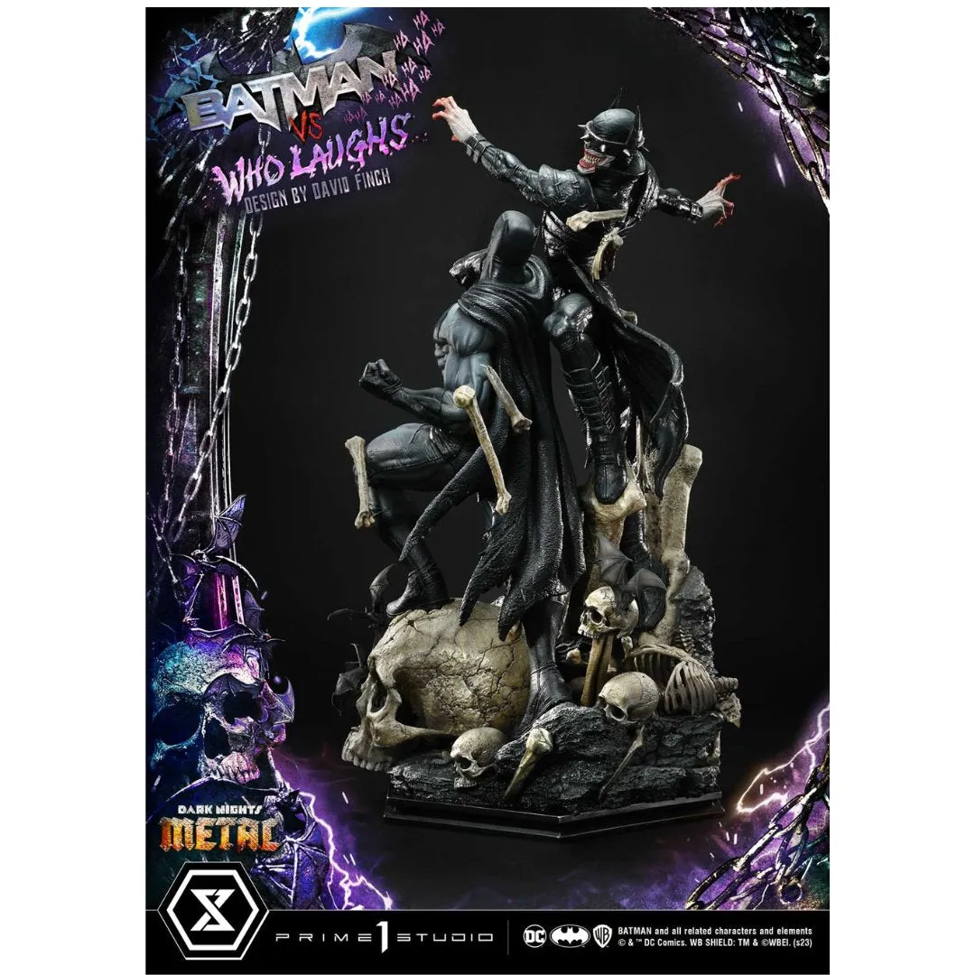 Dark Nights: Metal (Comics) Batman versus Batman Who Laughs statue (Design by David Finch) by Prime1 Studios