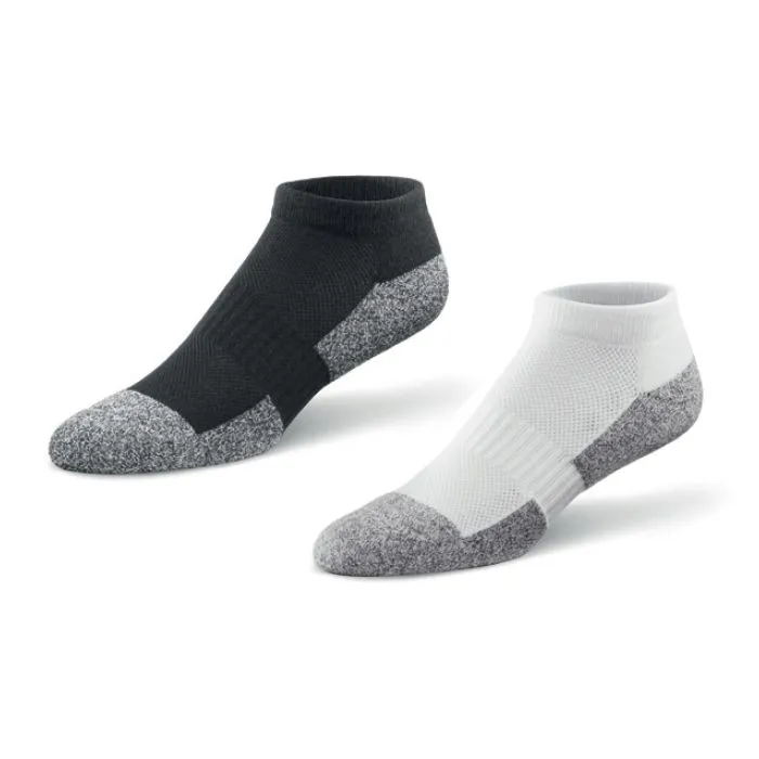 Dr Comfort No Show Sock White Unisex