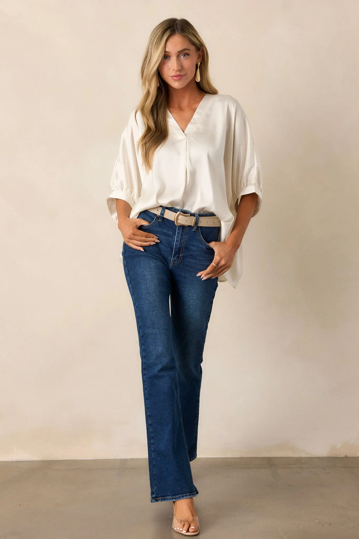 Forever Daydreaming Dark Wash Flare Jeans