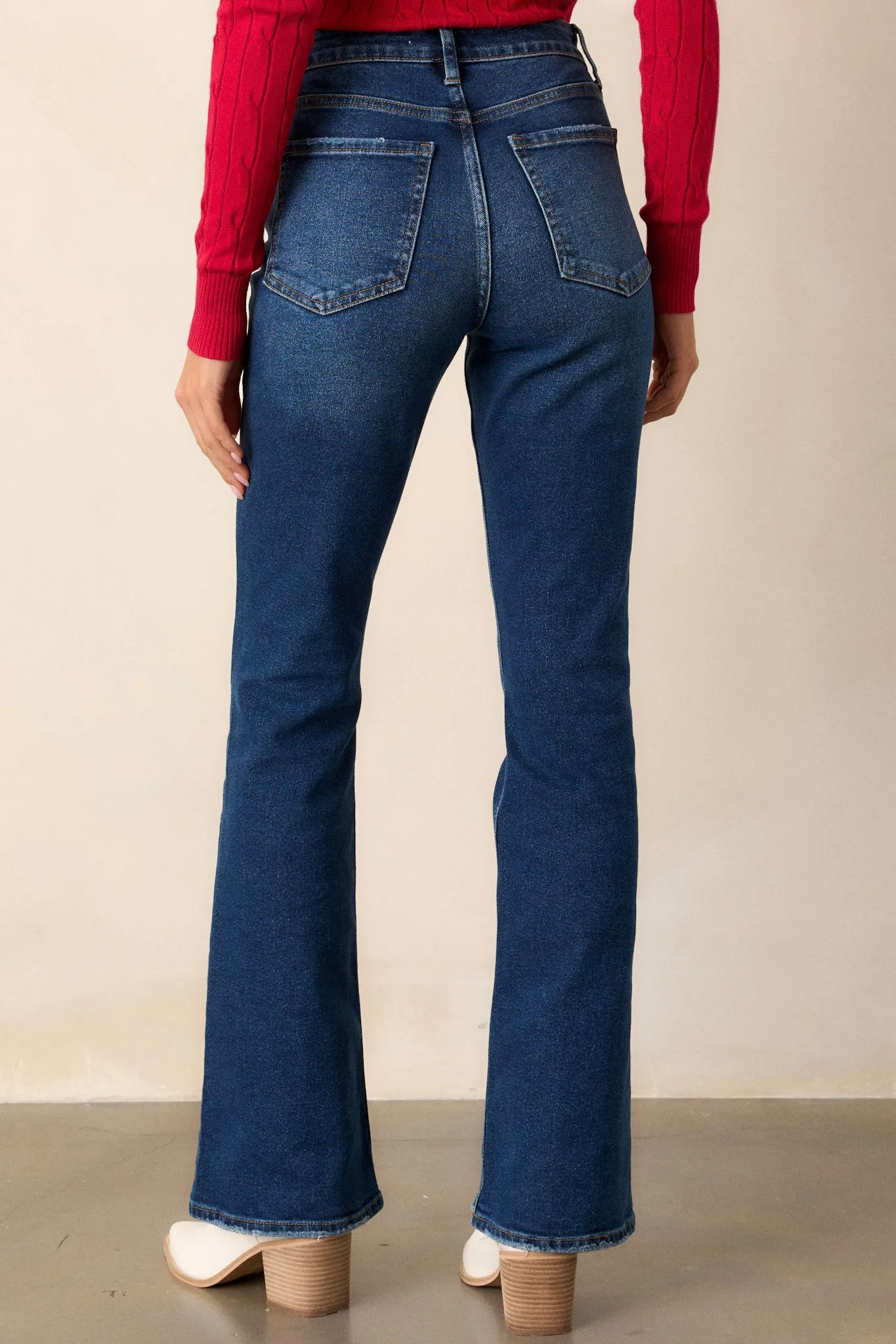 Forever Daydreaming Dark Wash Flare Jeans