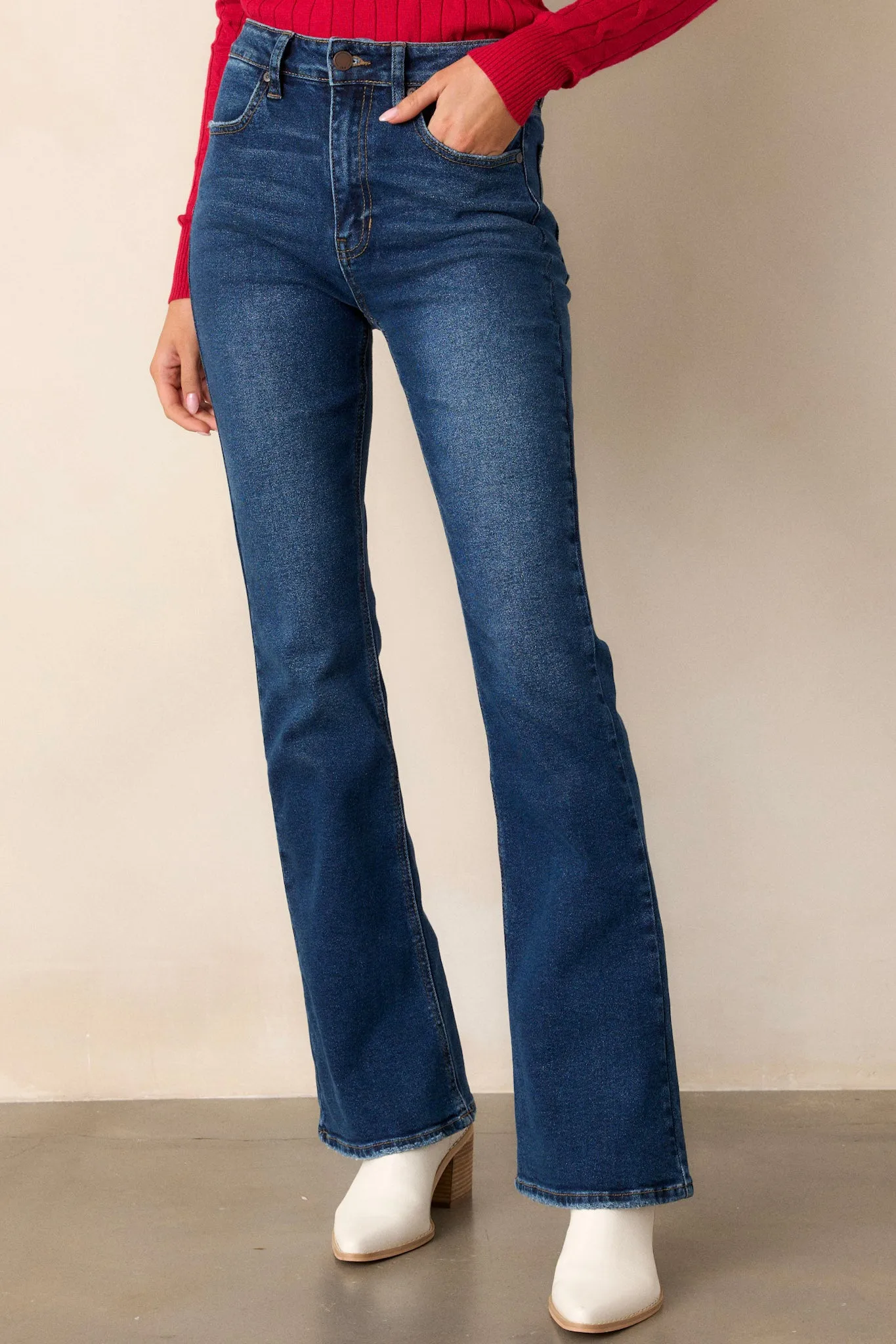 Forever Daydreaming Dark Wash Flare Jeans