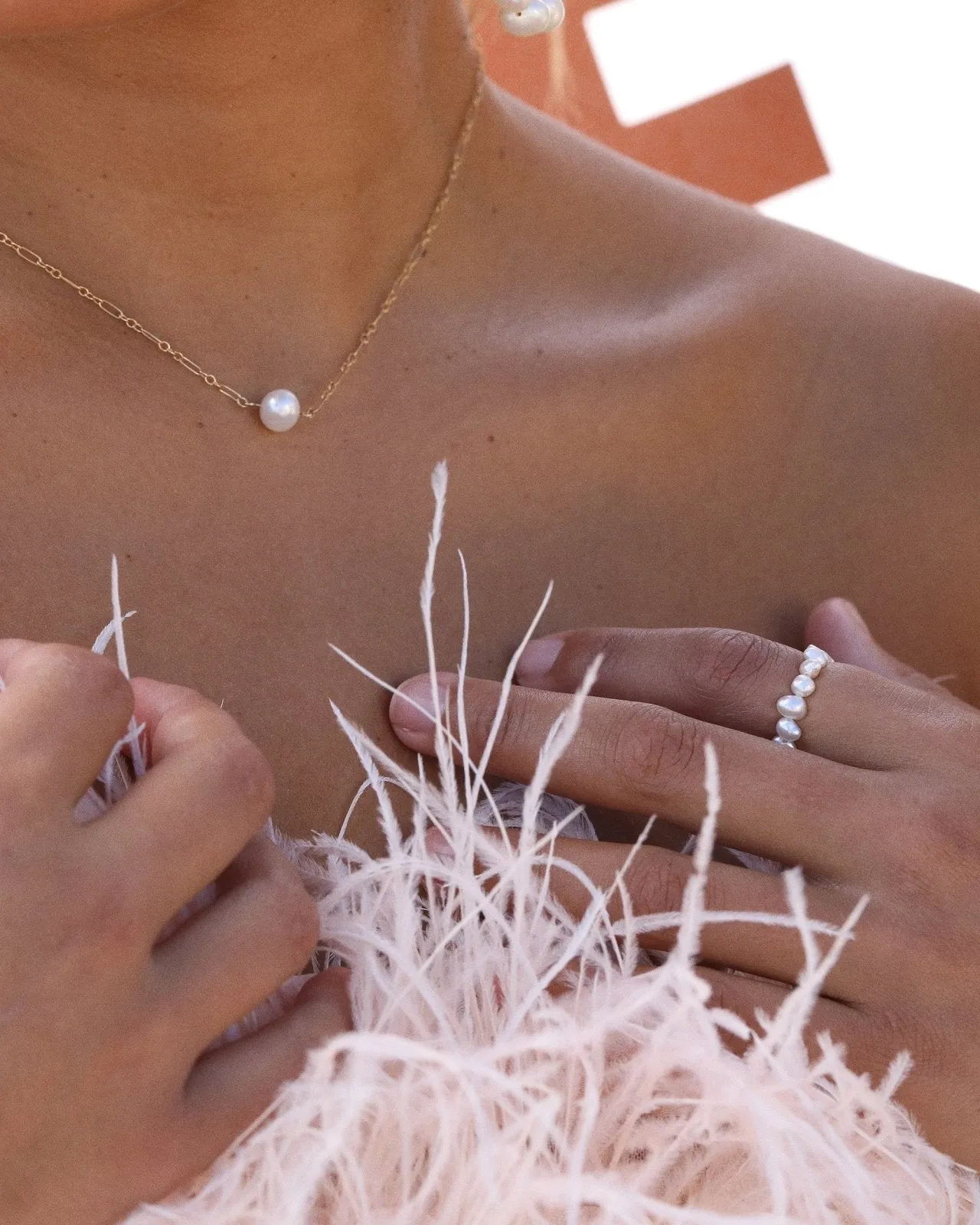Freshwater Pearl Beaded Ring