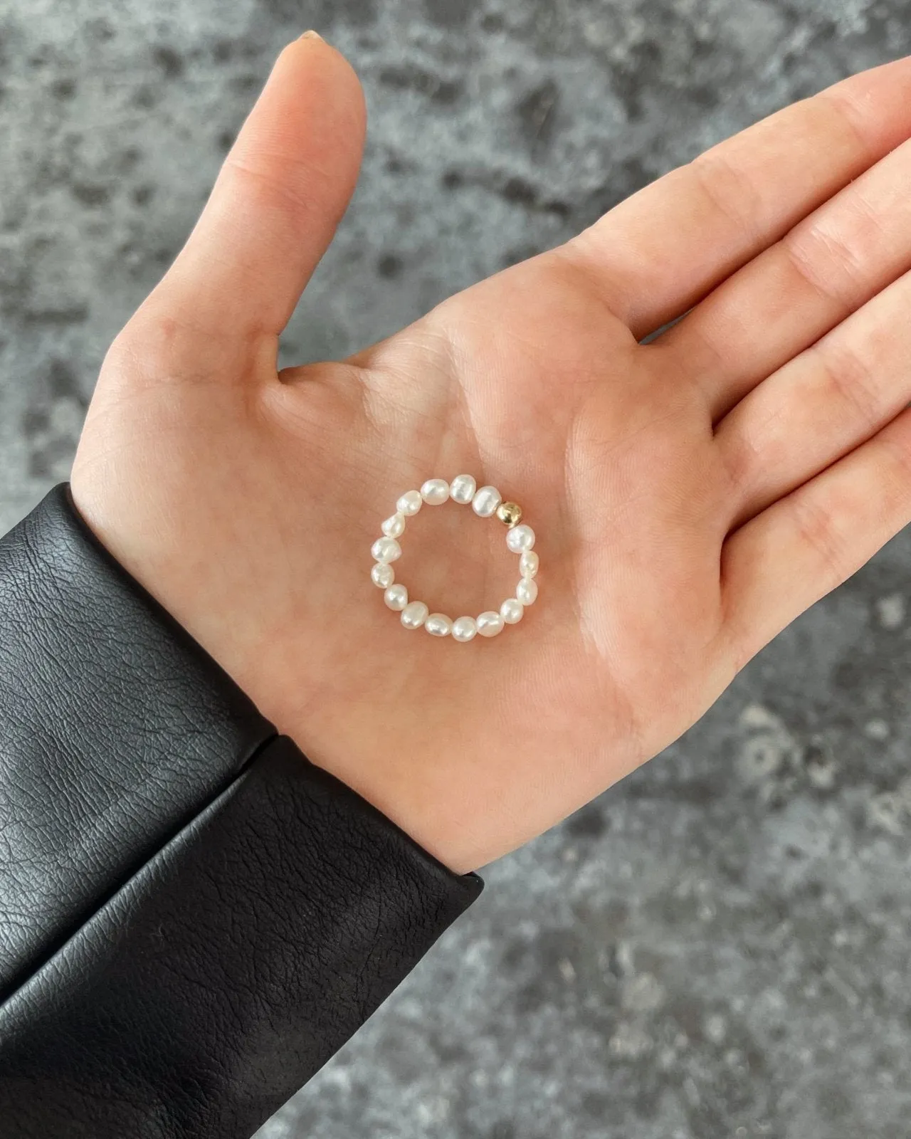 Freshwater Pearl Beaded Ring