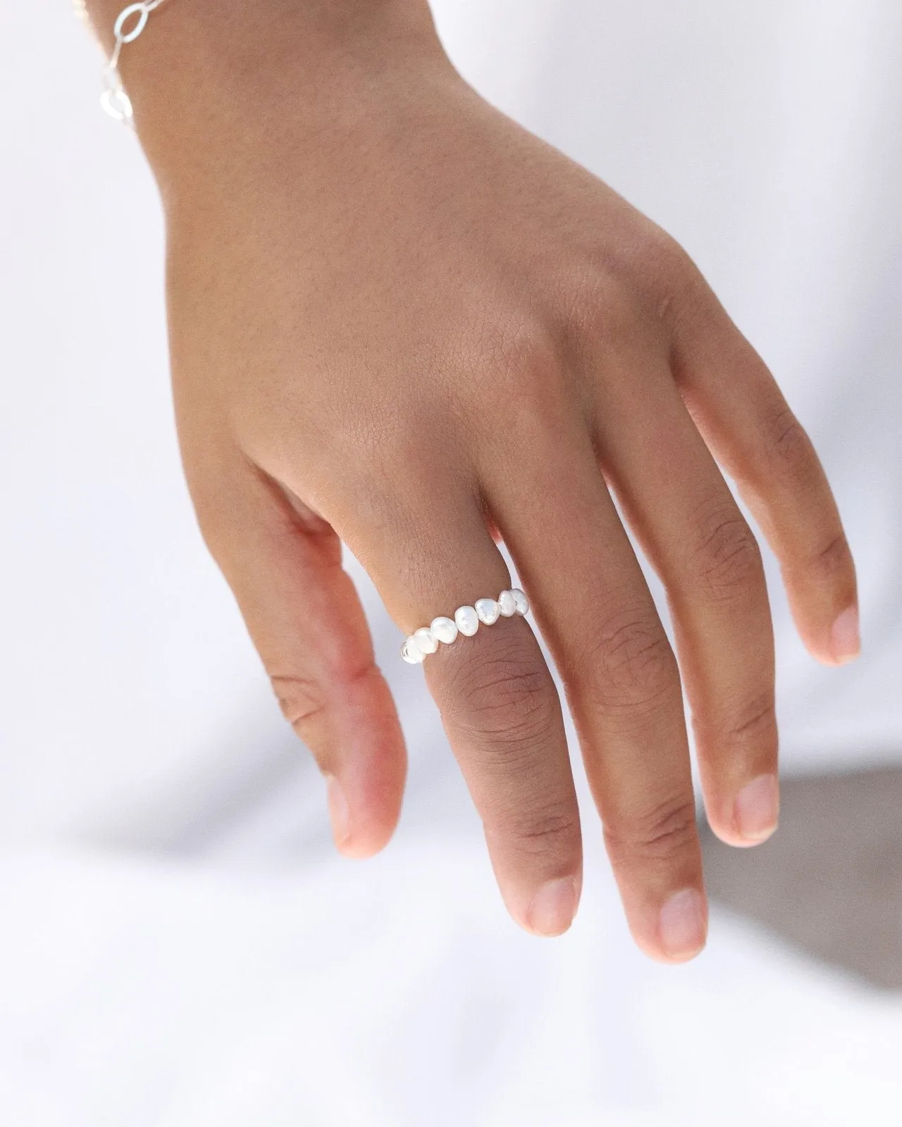 Freshwater Pearl Beaded Ring