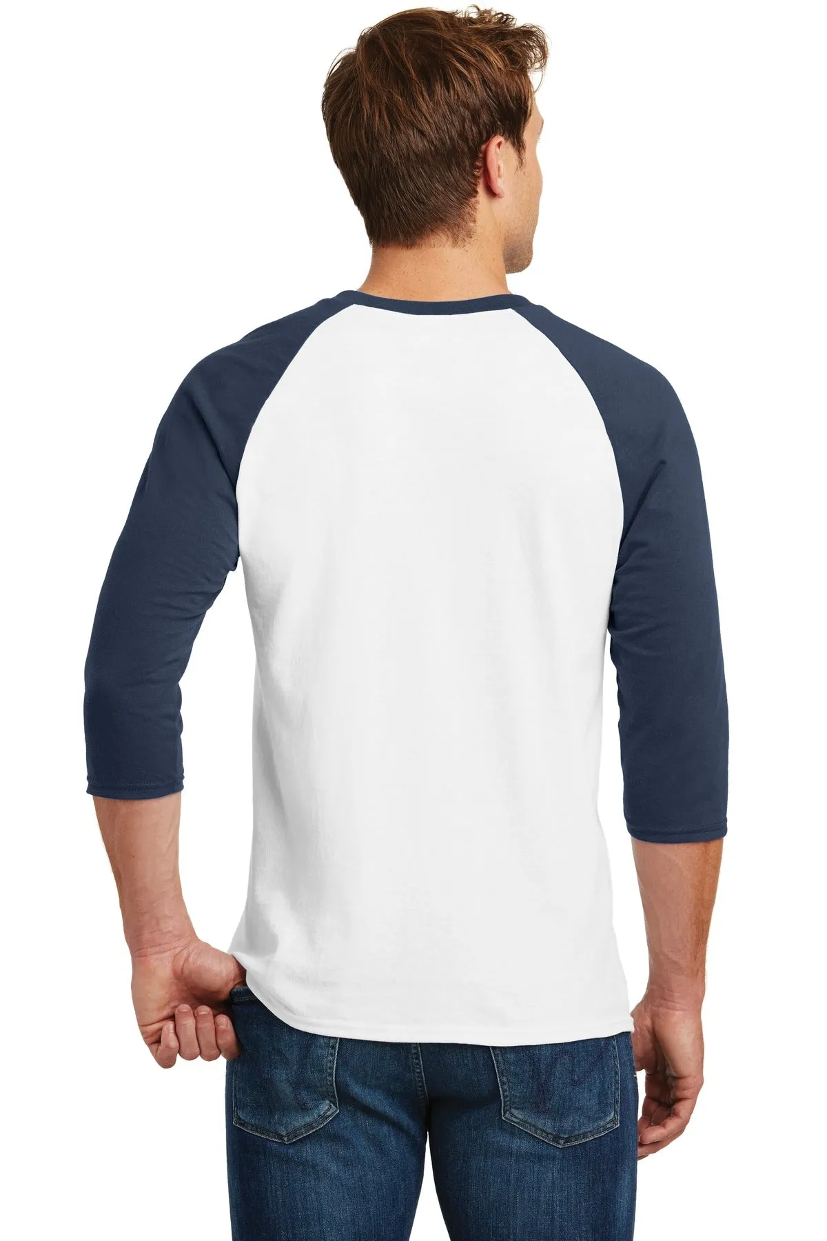 Gildan Heavy Cotton&#8482; 3/4-Sleeve Raglan T-Shirt. 5700