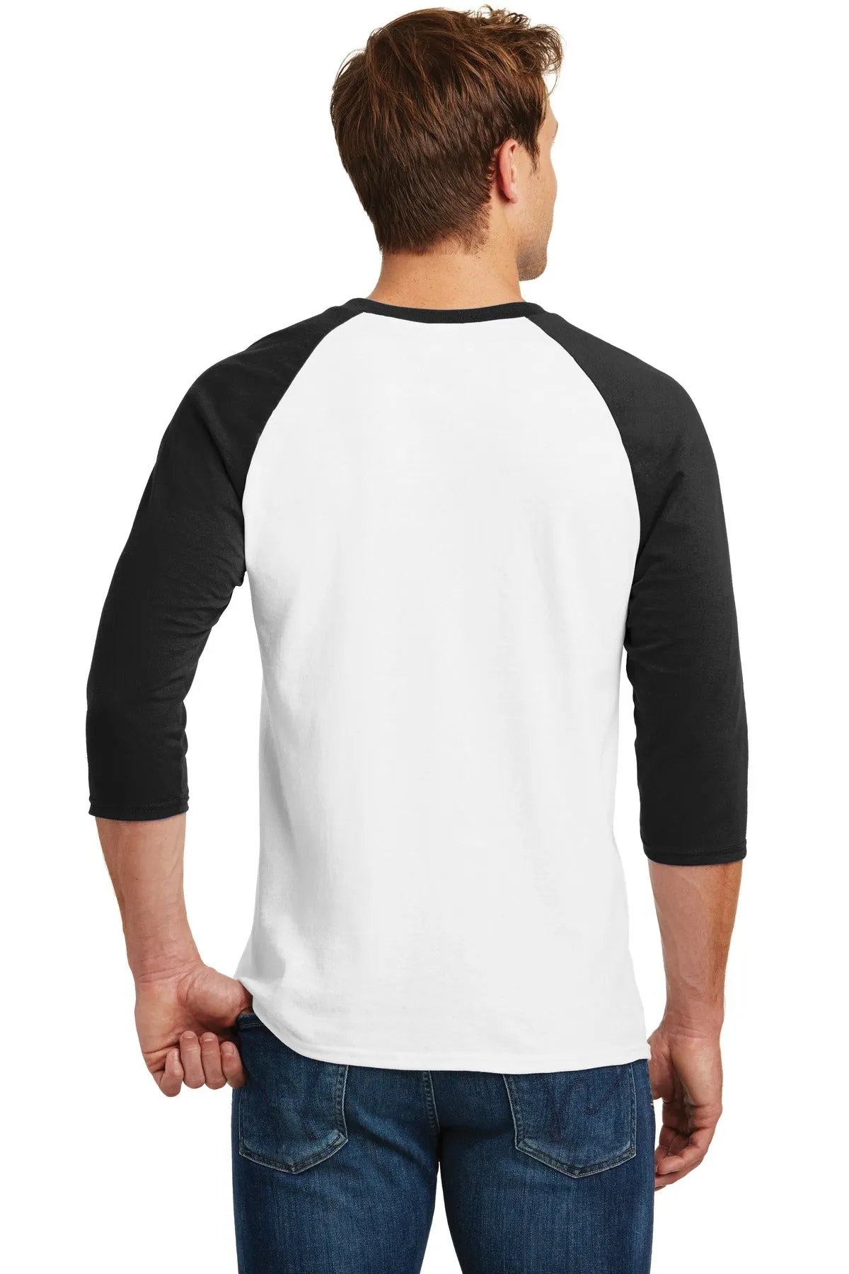 Gildan Heavy Cotton&#8482; 3/4-Sleeve Raglan T-Shirt. 5700
