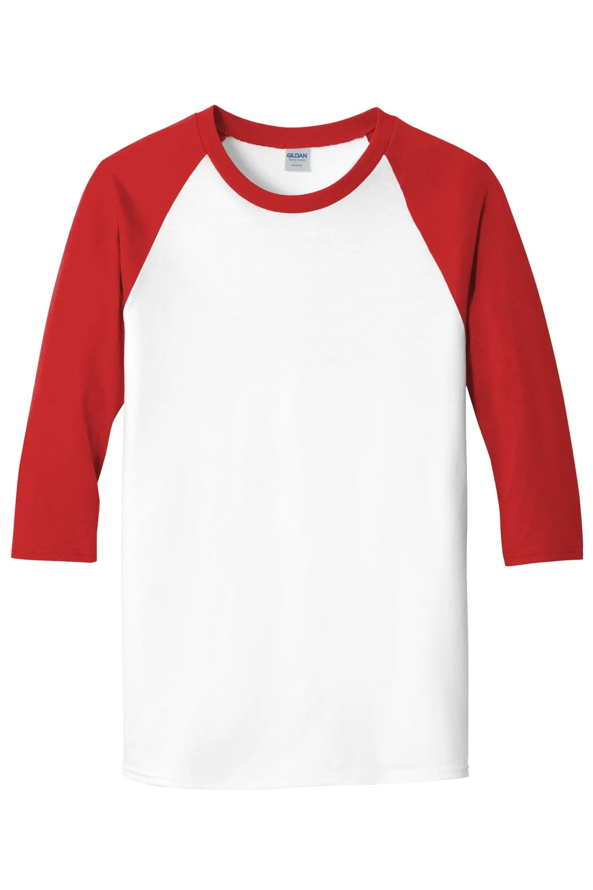 Gildan Heavy Cotton&#8482; 3/4-Sleeve Raglan T-Shirt. 5700