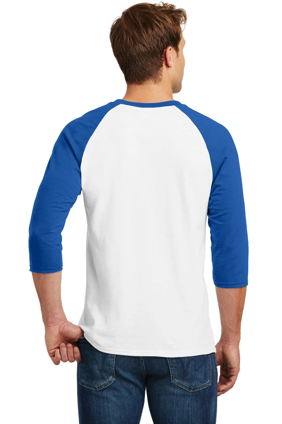 Gildan Heavy Cotton&#8482; 3/4-Sleeve Raglan T-Shirt. 5700