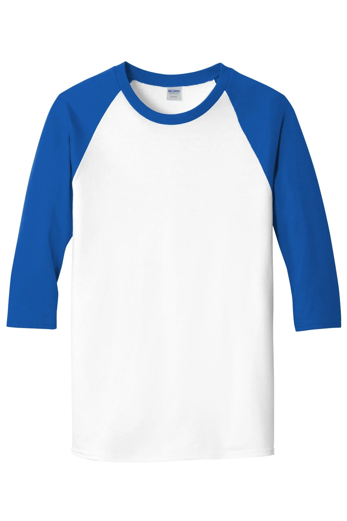Gildan Heavy Cotton&#8482; 3/4-Sleeve Raglan T-Shirt. 5700