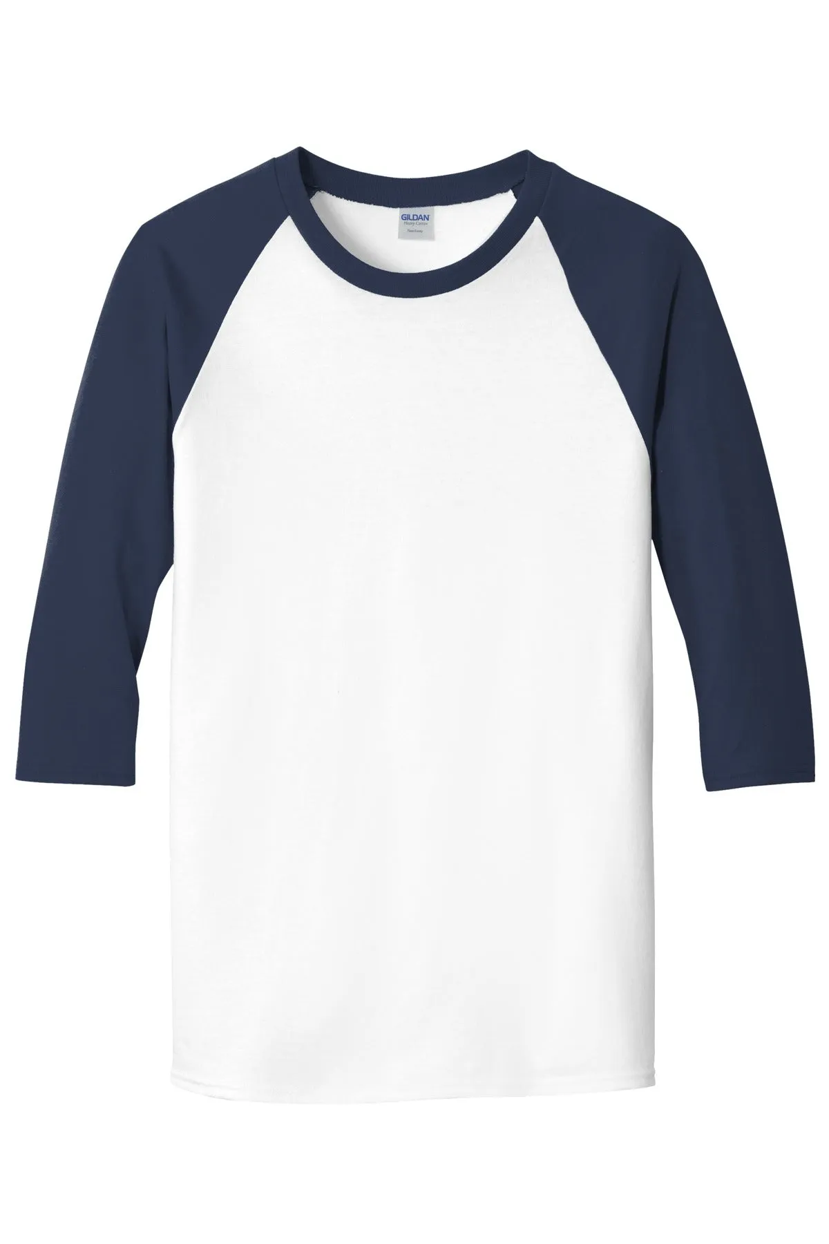 Gildan Heavy Cotton&#8482; 3/4-Sleeve Raglan T-Shirt. 5700