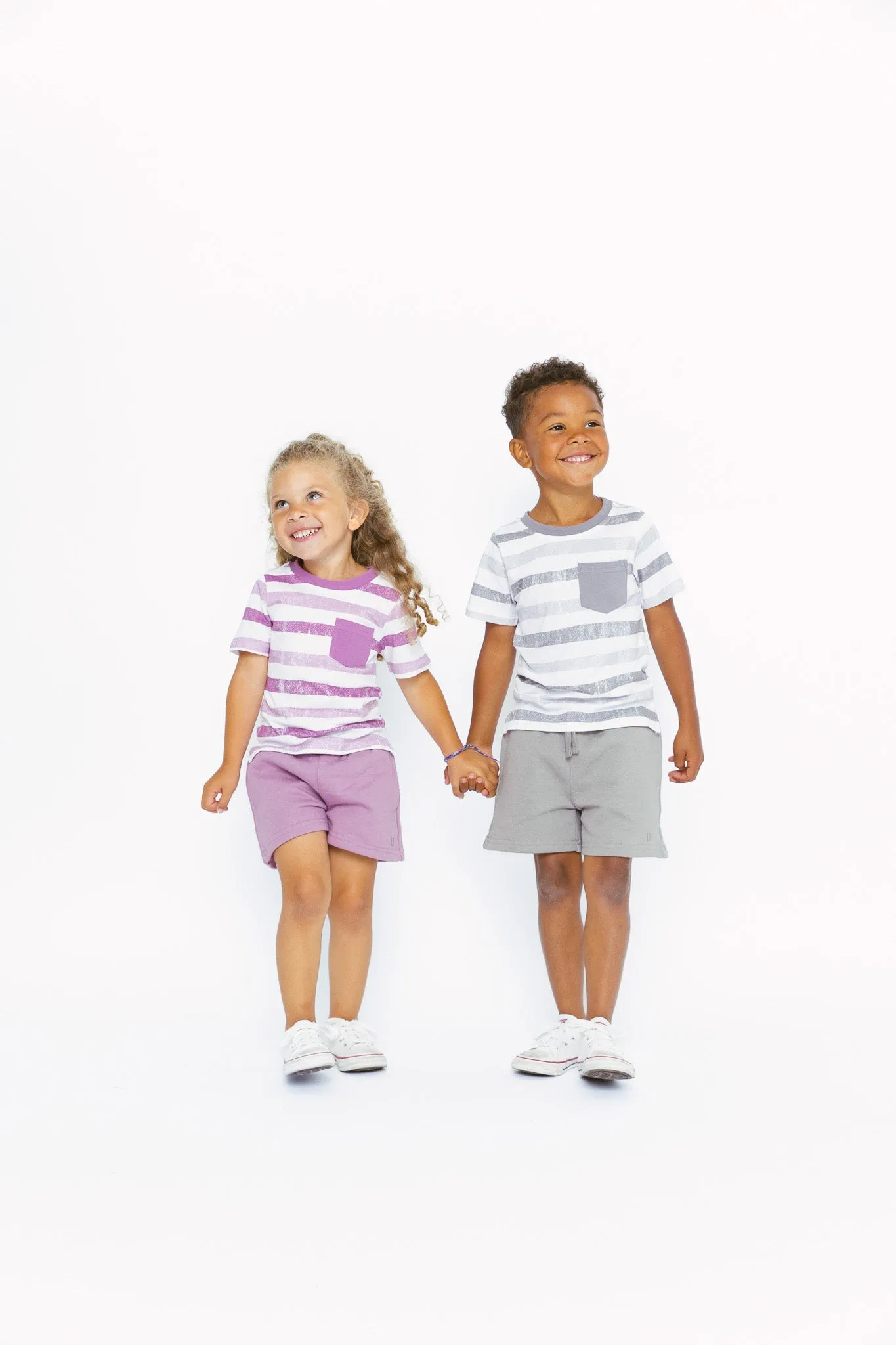 Girl's Sweatshort - Dusty Plum