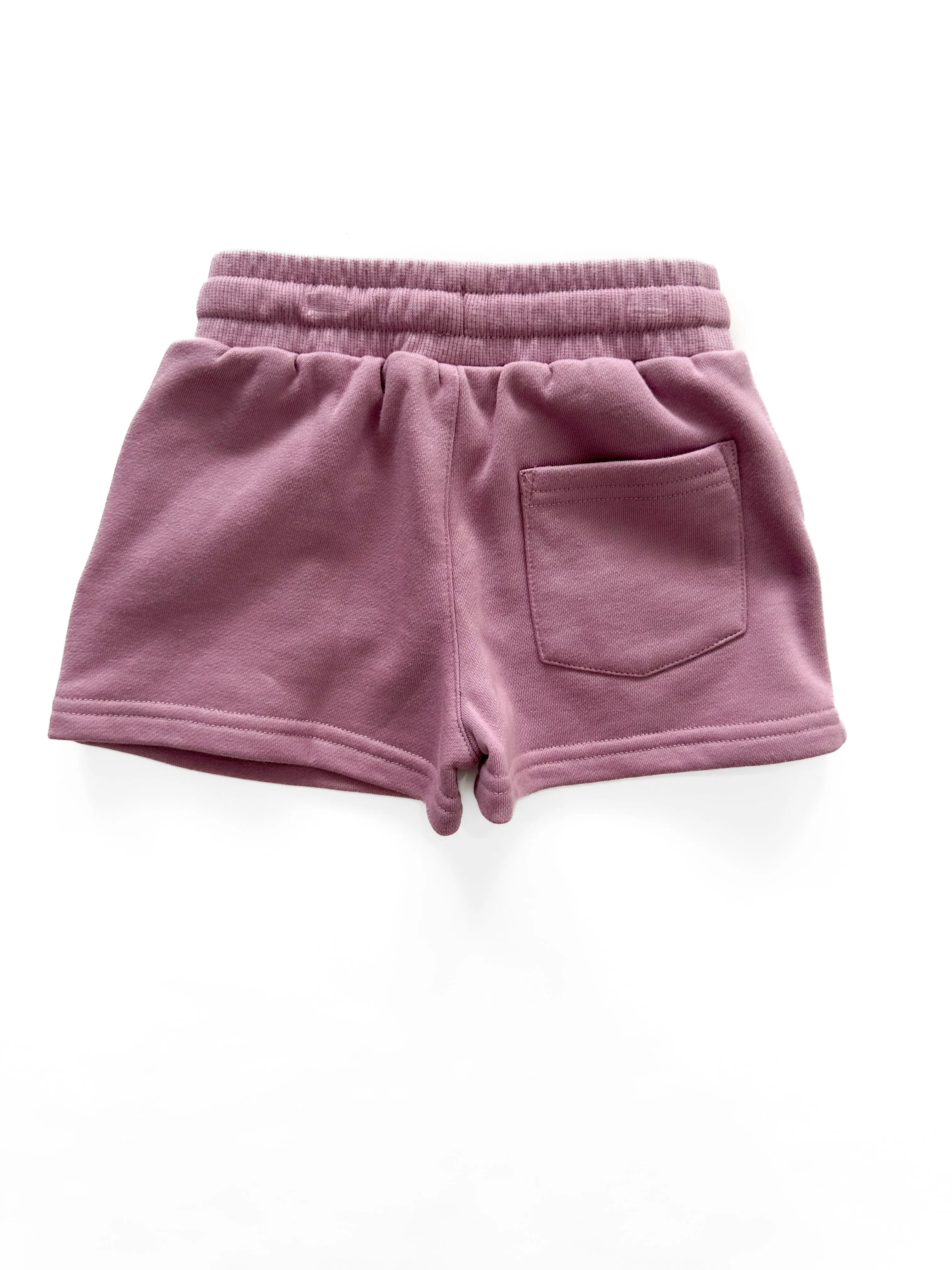 Girl's Sweatshort - Dusty Plum