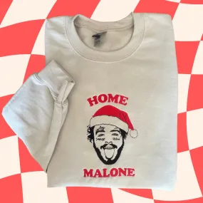 Home Malone Embroidered Holiday Sweatshirt