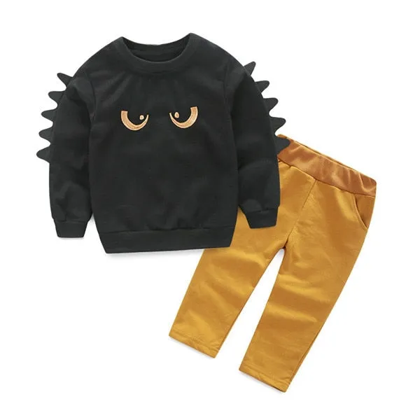 Kids Clothing Sets Long Sleeve T-Shirt   Pants, Children's Sports Suit Boys Clothes Free Shipping