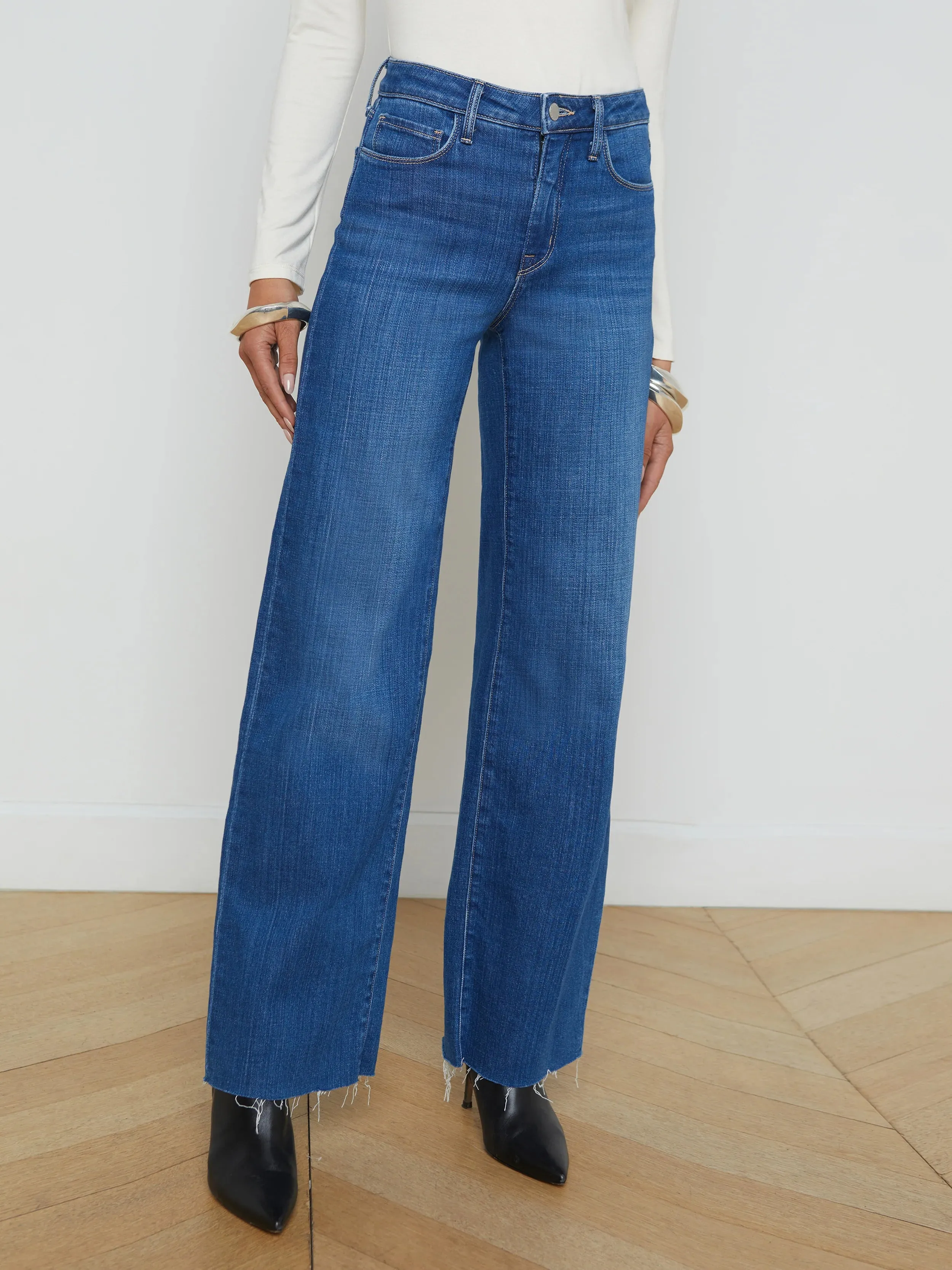 L'AGENCE SCOTTIE HIGH RISE WIDE LEG