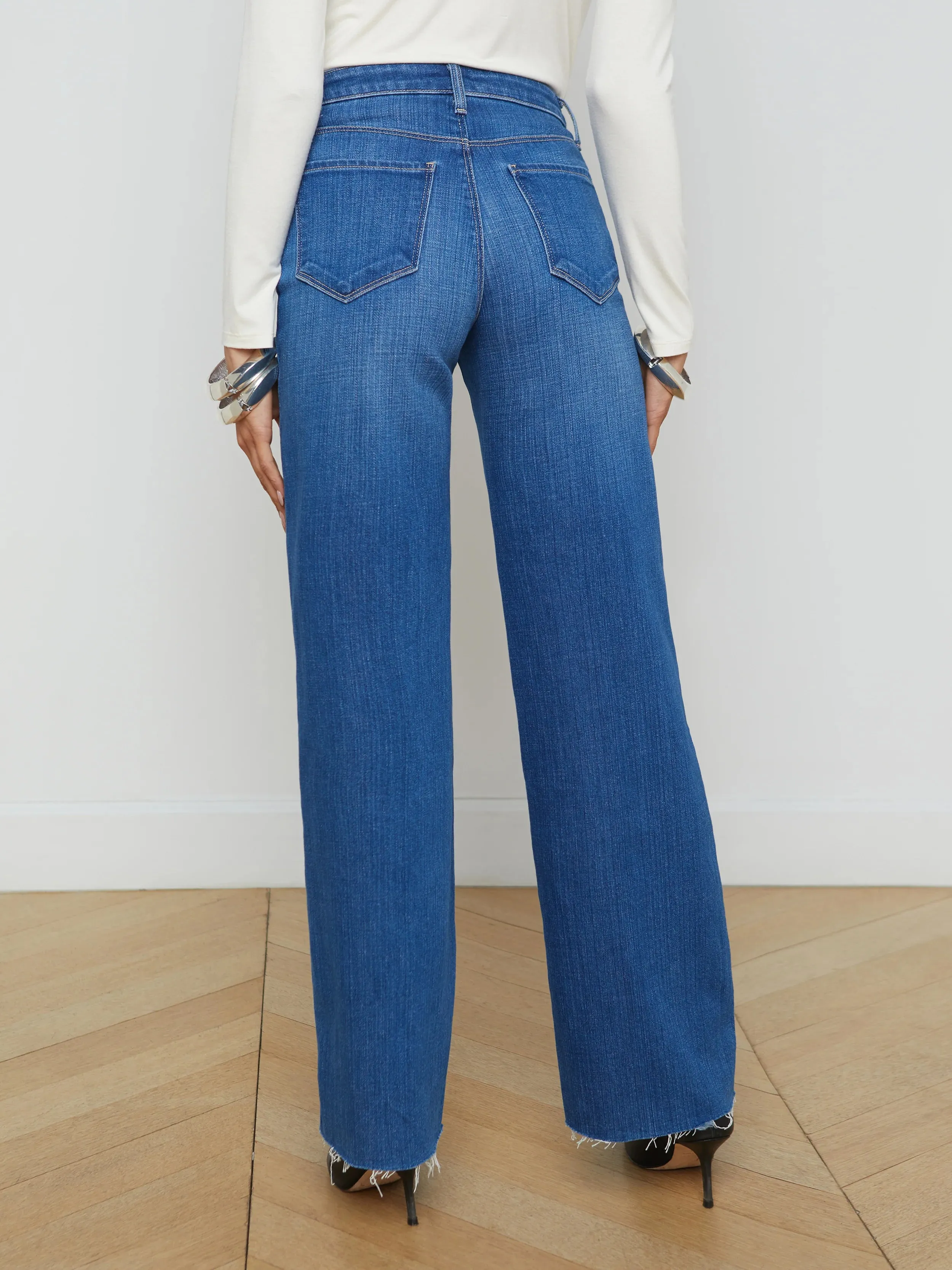L'AGENCE SCOTTIE HIGH RISE WIDE LEG