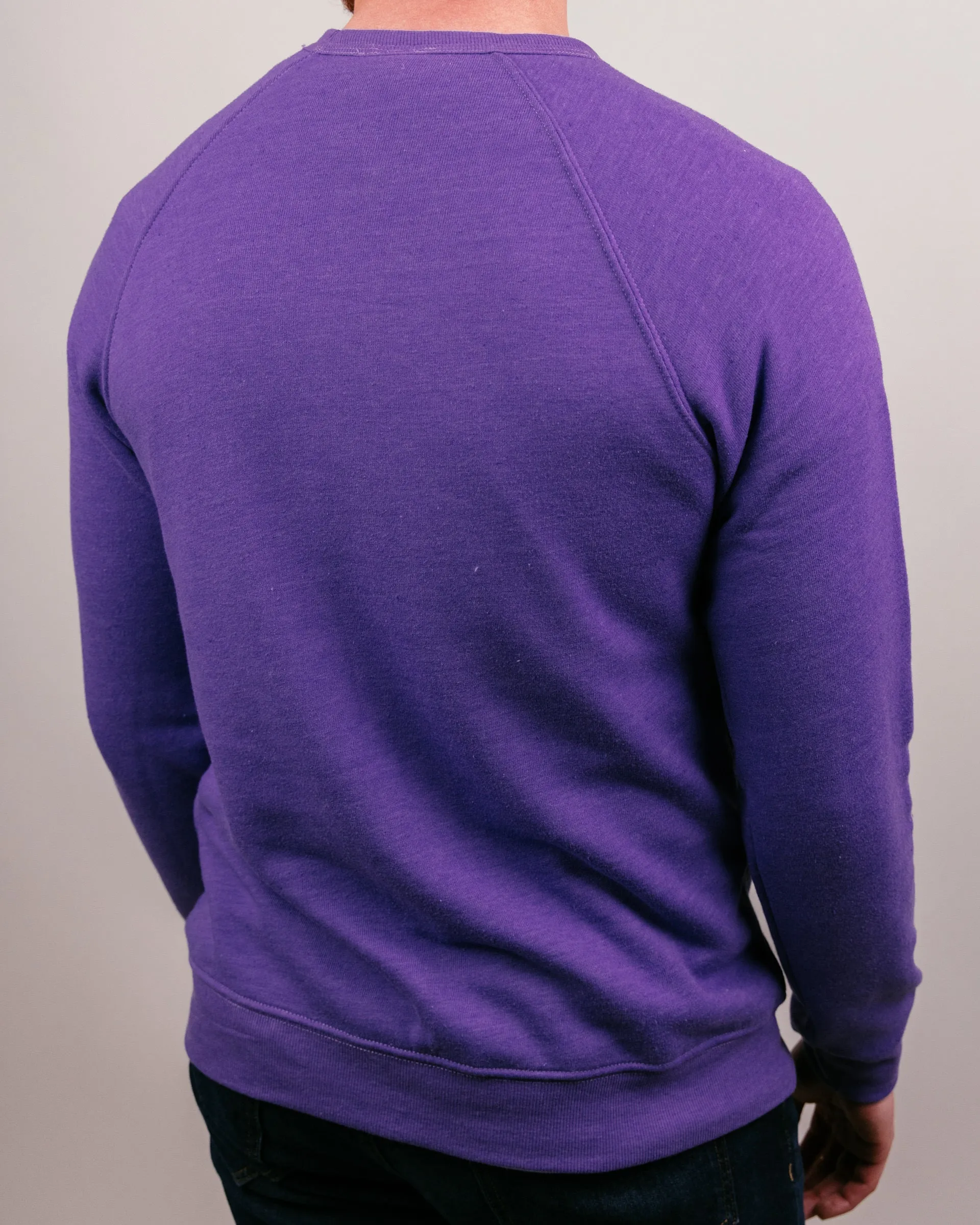 Manhattan Arch Vintage Mascot Purple Crewneck