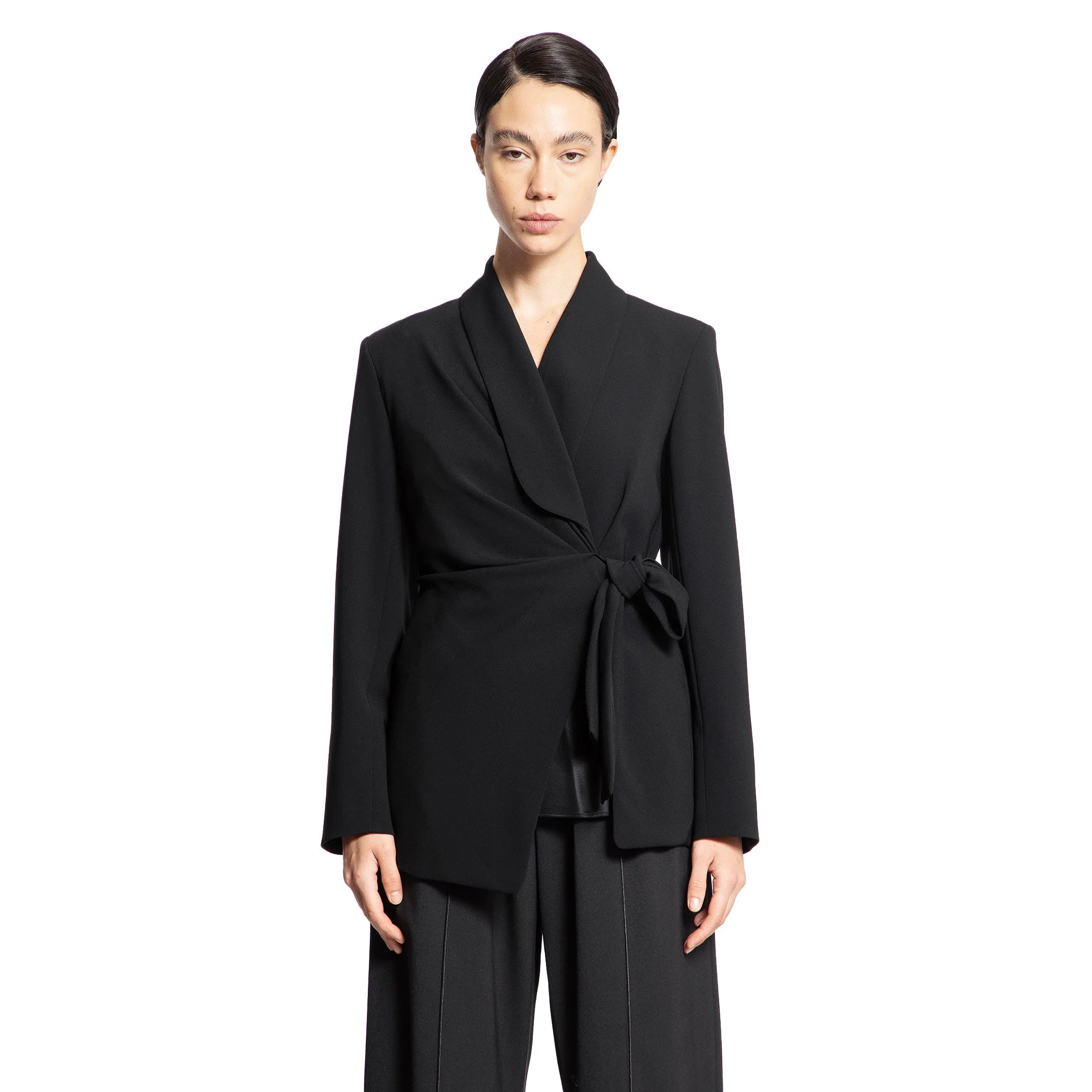 MAX MARA WOMAN BLACK BLAZERS