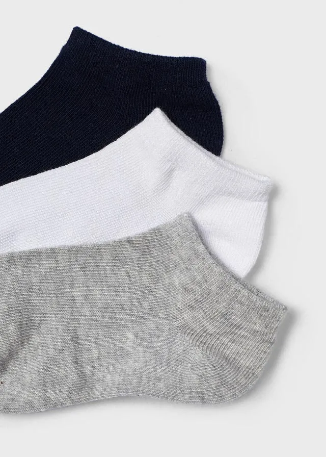 Mayoral 10463 088 - Navy 3 Set of Socks