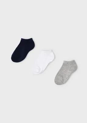 Mayoral 10463 088 - Navy 3 Set of Socks