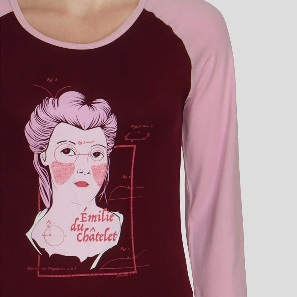 Émilie du Châtelet Raglan Top [FINAL SALE]