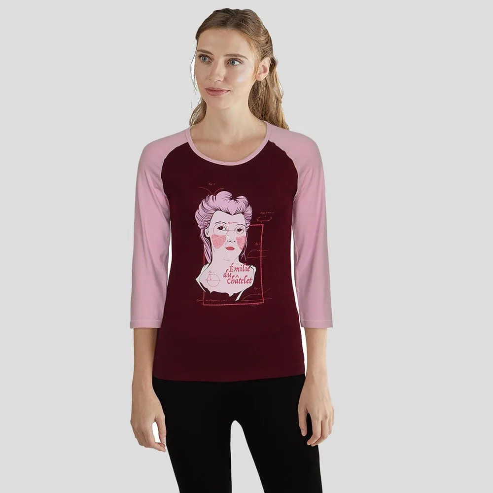 Émilie du Châtelet Raglan Top [FINAL SALE]