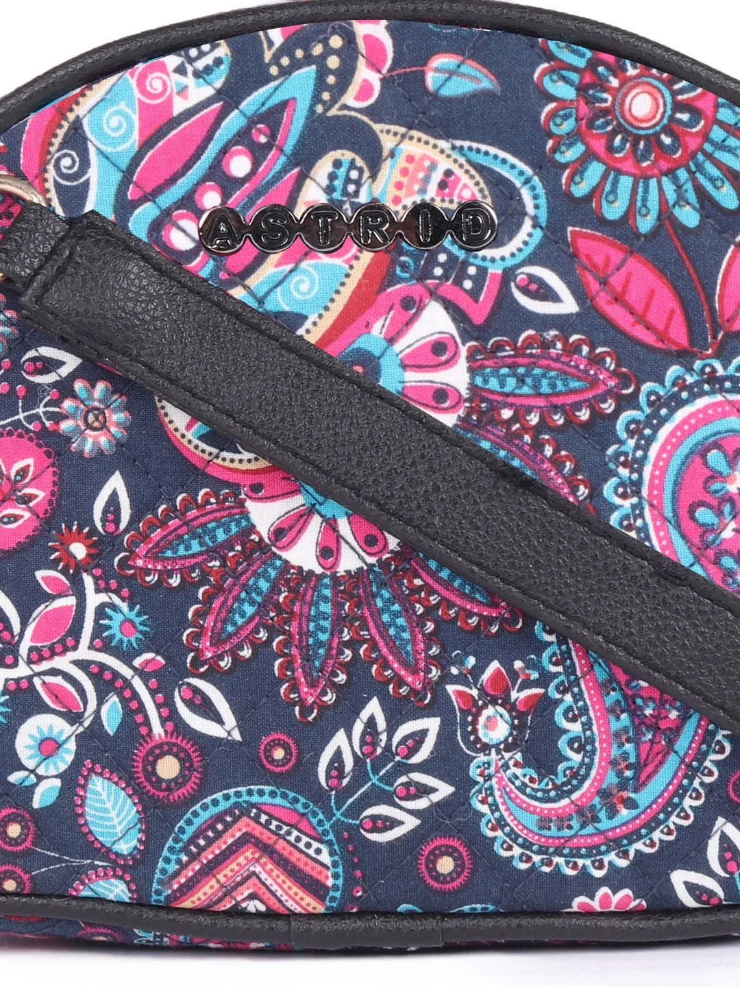 Multi Color  Print Womens Sling Bag Medium Size