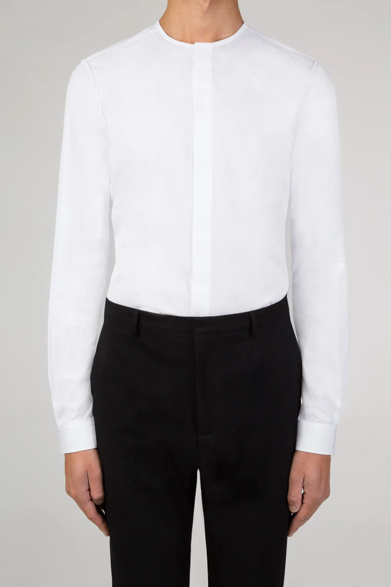 No Collar Shirt